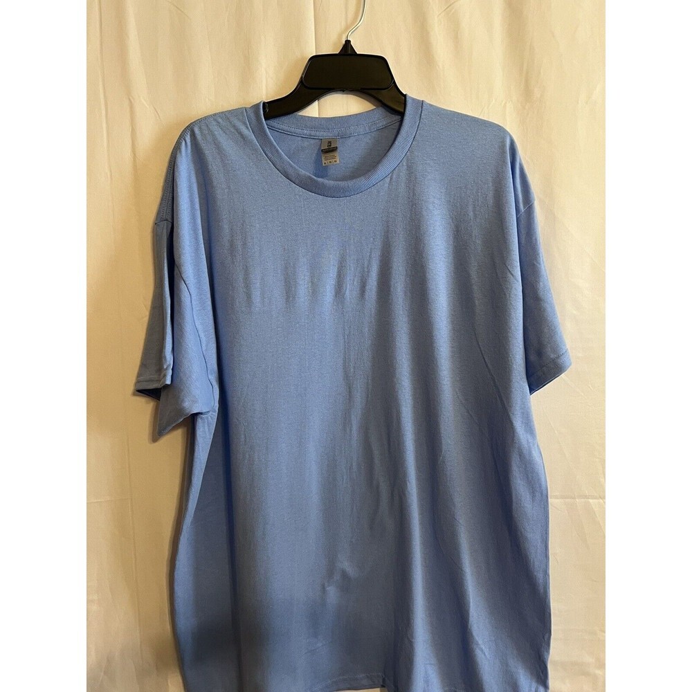 Gildan Men's Heavy Cotton T-Shirt, Style G500 Carolina Blue  Size XL  NWOT